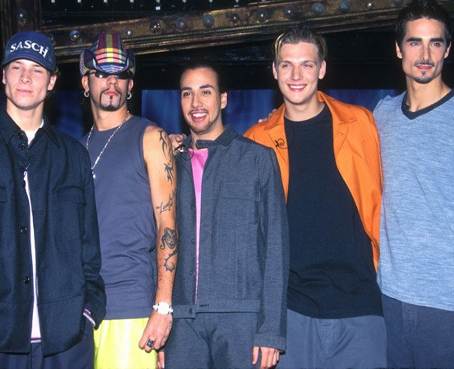 Los cinco Backstreet Boys, juntos de nuevo