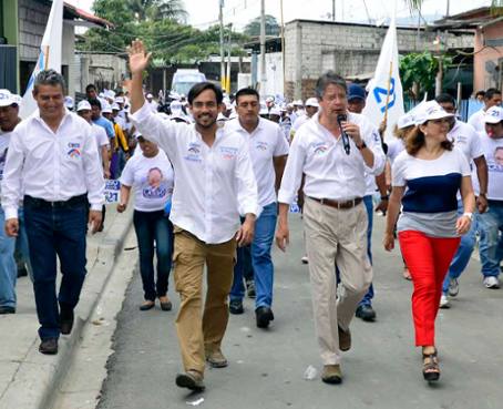 Candidatos presidenciales se concentraron en Quito y Guayaquil
