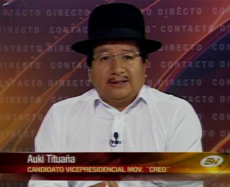 Auki Tituaña: Alianza con Lasso es para fortalecer la democracia