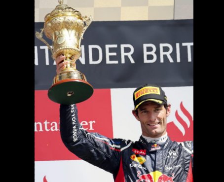 Mark Webber venció en el GP de Gran Bretaña