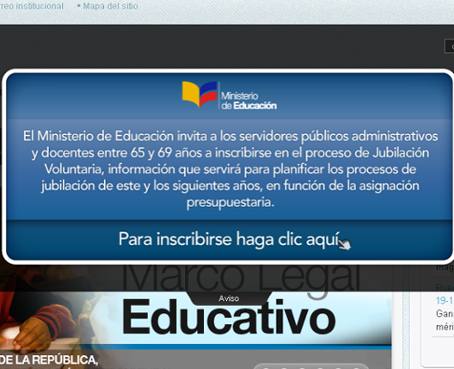 Sitio web del Ministerio de Educación presenta falencias para maestros que buscan jubilarse
