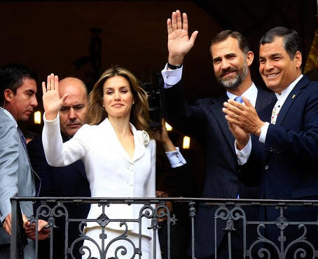 Príncipe Felipe y Correa afianzan buena sintonía entre España y Ecuador