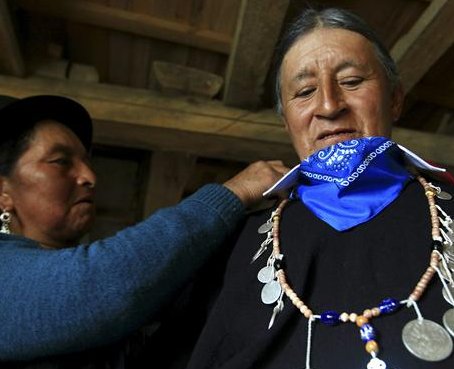 La Semana Santa se funde a los ritos indígenas en los Andes de Ecuador