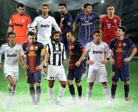 Cuatro jugadores del Barça y cuatro del Real Madrid en el once del año de la UEFA