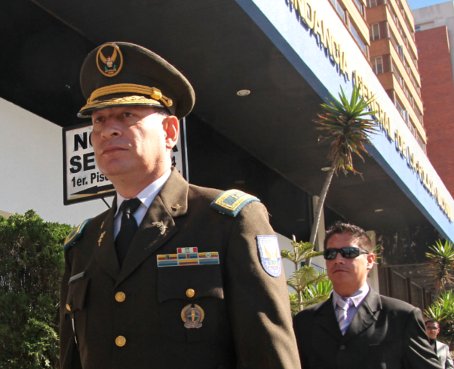 Coronel Carrión se reincorporó este viernes a la Policía Nacional