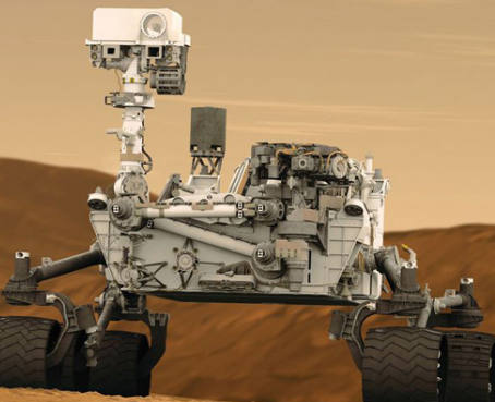 El robot Curiosity completa su primera perforación en Marte