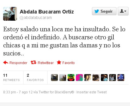 Presidente Correa trató de &#039;basura&#039; al expresidente Abdalá Bucaram