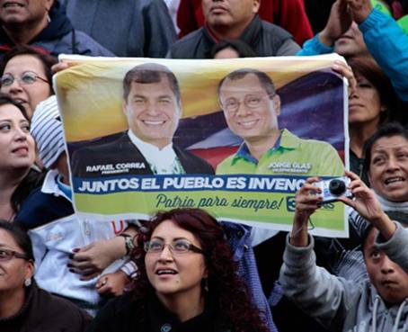La UE felicita a Correa y valora la celebración de unas elecciones pacíficas