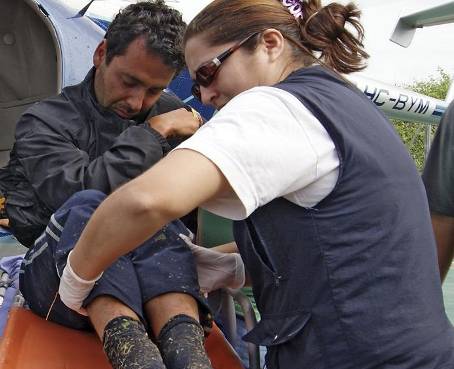 Turista rescatado en Galápagos está bajo supervisión médica