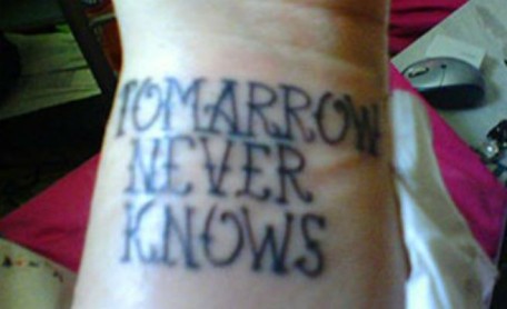 10 tatuajes con terribles faltas de ortografía