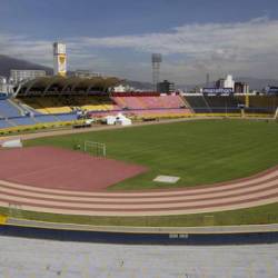 Cancha del Estadio Olímpico Atahualpa.