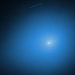 El Telescopio Espacial Hubble captó esta imagen del cometa 3I/ATLAS el 30 de noviembre.