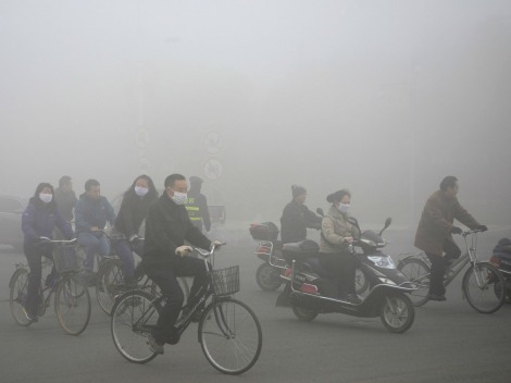 Alerta roja en China por alta contaminación del aire