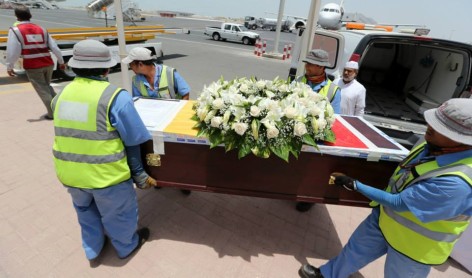 Ceremonia de homenaje del club El Jaish al fallecido Christian &quot;Chucho&quot; Benítez
