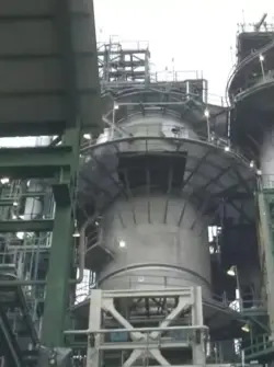 Foto de la Refinería de Esmeraldas.