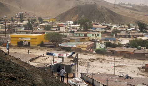 Temporal en el norte de Chile ha dejado casi 11 000 damnificados