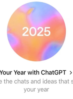 Resúmen del año con ChatGPT.