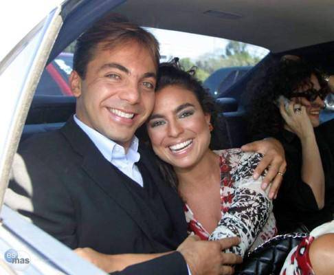 Imagen de archivo de Cristian Castro y Valeria Liberman.