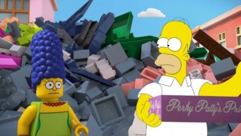 Los Simpsons en versión lego