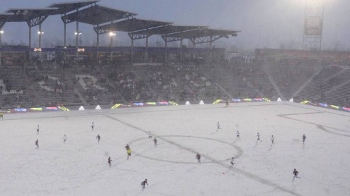 El partido más frío de la historia de la MLS