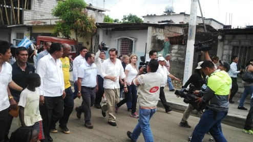 Candidatos escogen noroeste de Guayaquil para iniciar campaña electoral