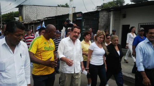 Candidatos escogen noroeste de Guayaquil para iniciar campaña electoral