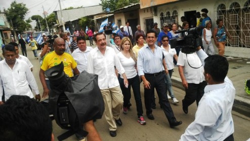 Candidatos escogen noroeste de Guayaquil para iniciar campaña electoral