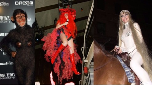 Heidi Klum la reina de los disfraces de Halloween