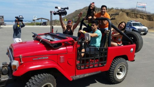 Tras cámaras del video de temporada de En Contacto