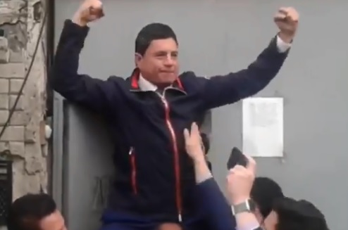 Dirigente del taxismo salió de la cárcel 4 de Quito