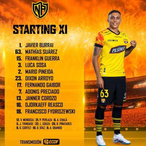 En vivo Noche Amarilla 2024: Barcelona SC vs. Unisamba FC