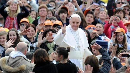 El papa Francisco congregará a 17.000 enamorados por San Valentín