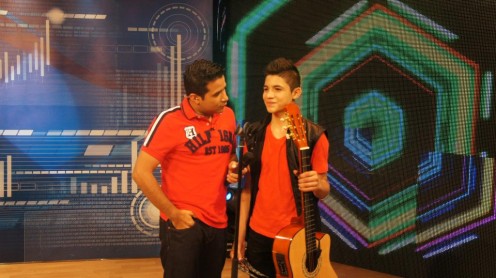 Vane y Barril junto a Anthony Cobeña visitaron los estudios de Locos por el Talento