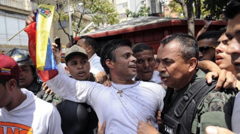 EE.UU. cuestiona arresto de Leopoldo López en Venezuela