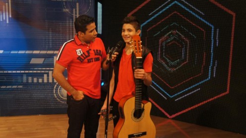 Vane y Barril junto a Anthony Cobeña visitaron los estudios de Locos por el Talento