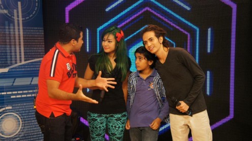 Vane y Barril junto a Anthony Cobeña visitaron los estudios de Locos por el Talento