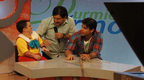 Martín Calle llegó a 'En Kontakto' con Enfraín Ruales