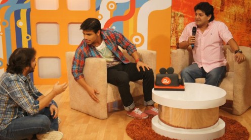 Martín Calle llegó a 'En Kontakto' con Enfraín Ruales