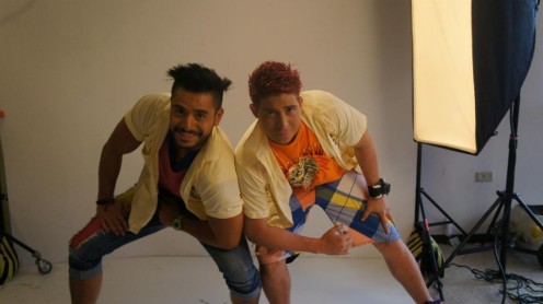 Así fue la sesión de fotos del Combo Amarillo