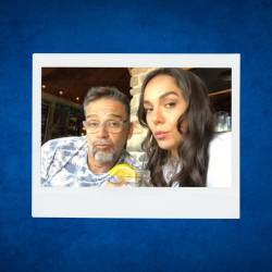 Pancho Terán y su hija Gabriela.