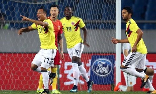 Colombia se repone y golea a China en amistoso