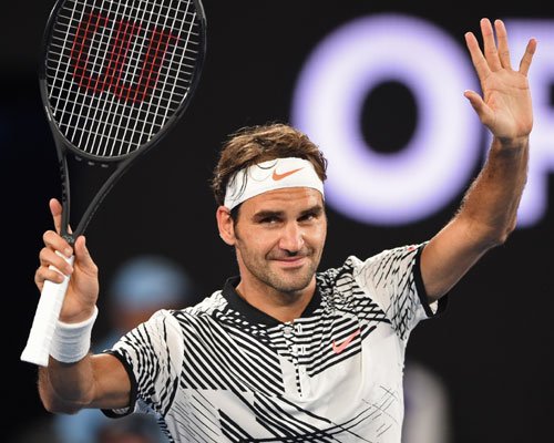 Federer se exhibe ante el checo Berdych