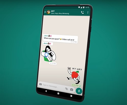 WhatsApp introduce un buscador de stickers