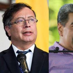 Presidente de Colombia, Gustavo Petro; dictador Nicolas Maduro; y presidente electo de Chile, José Antonio Kast.