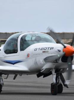 Imagen referencial del tipo de aeronave que sufrió el percance.