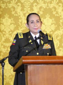 Tannya Varela fue la primera mujer en comandar toda la Policía Nacional. Estuvo entre 2021 y 2022.