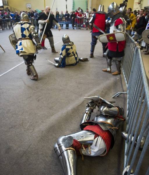 El combate medieval, entre amor por la historia y gusto por la pelea