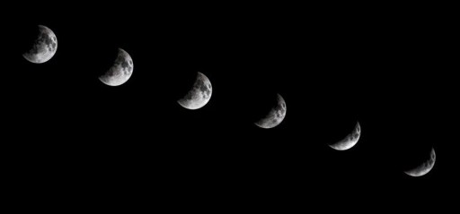 Así se vio el paso del eclipse lunar por América y Europa