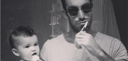 Aarón Díaz demuestra ser un gran padre