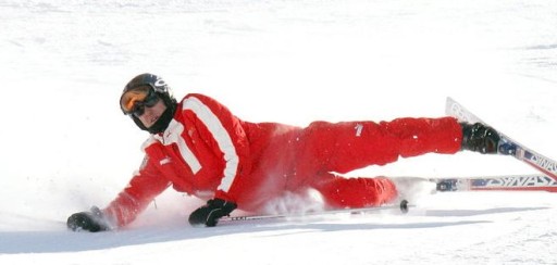 El accidente de Schumacher, grabado por otro esquiador